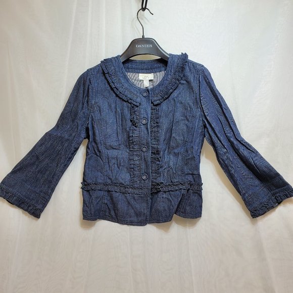 Ladies Denim Jacket Vintage Size 12 - Picture 1 of 12